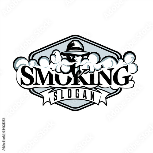 people smoke exclusive logo design inspiration