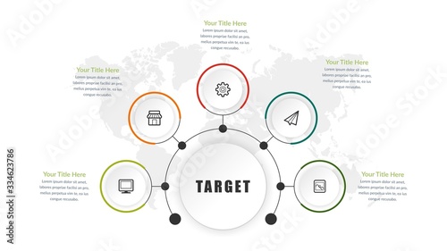 Modern Infographic Element for Business