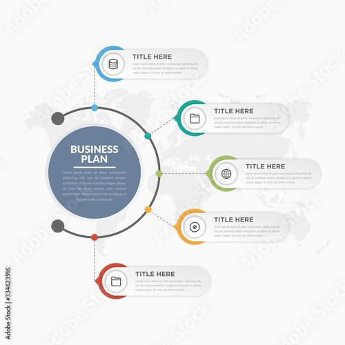 Modern Infographic Element for Business