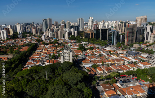 Panoramic view of the city of Sao Paulo, Brazil, South America. © Ranimiro