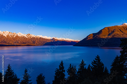 Mountains beside queenstown in new zealand3 photo