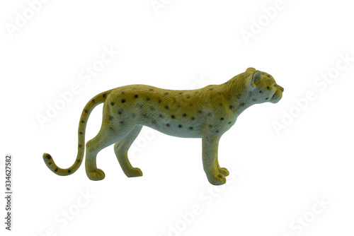 plastic leopard toy
