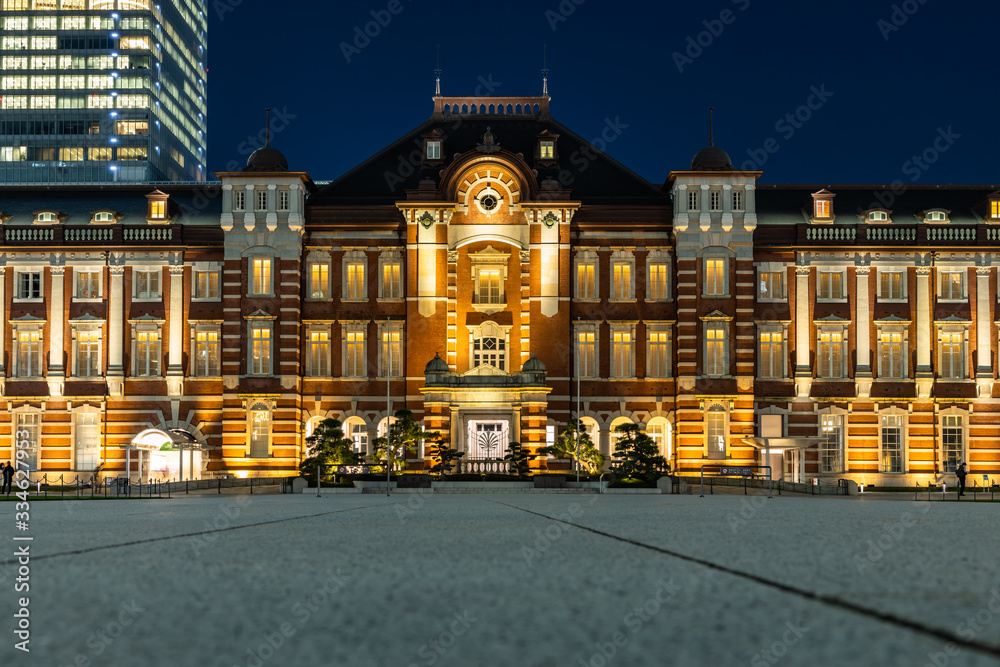 view of Tokyo railway station