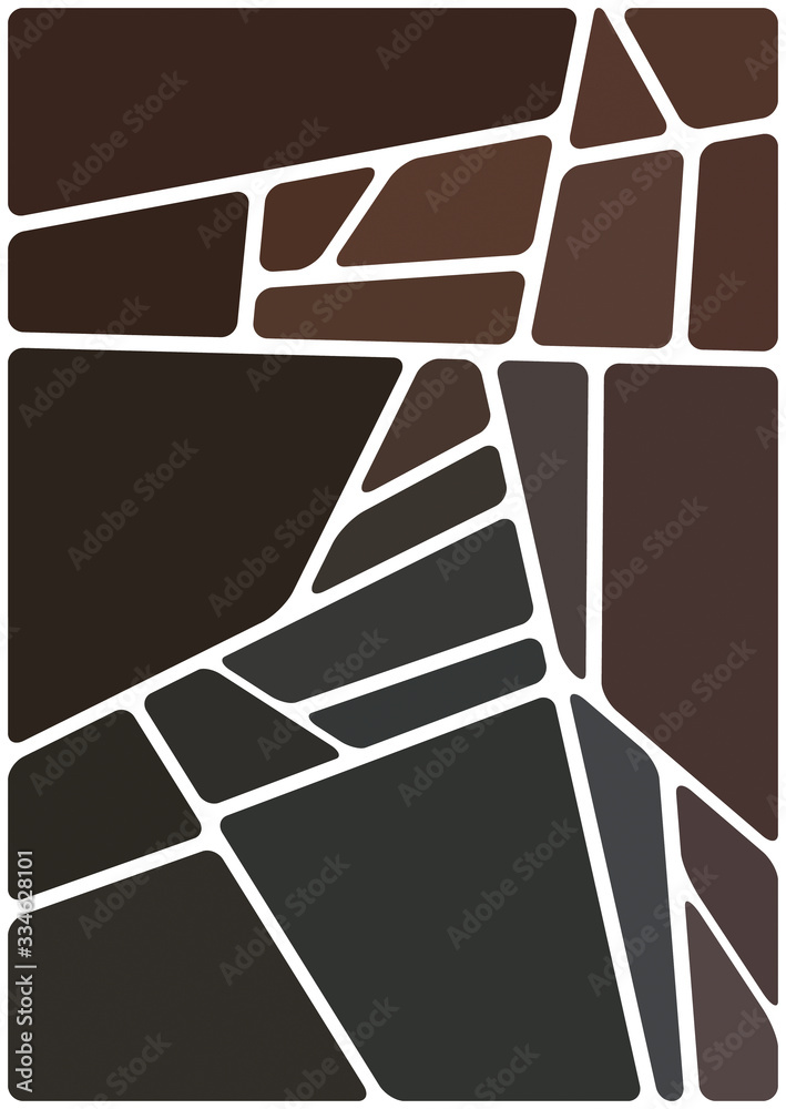 Colorful illustration with blank white space. Abstract geometric pattern. Mosaic background. Geometrical multicolored shapes. Colorful illustration with blank white space. Abstract geometric pattern. Mosaic background. Geometrical multicolored shapes.