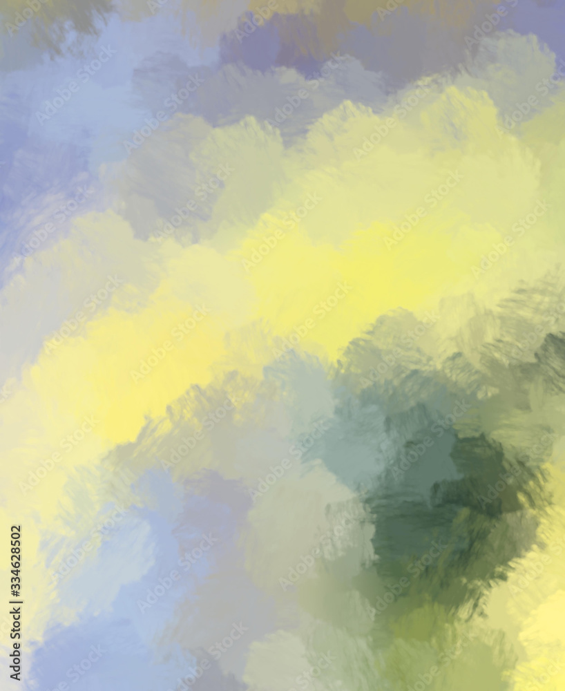 Fototapeta premium Brushed Painted Abstract Background. Brush stroked painting. Artistic vibrant and colorful wallpaper..