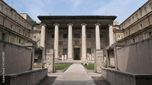 Museo Lapidario Maffeiano main building facade view