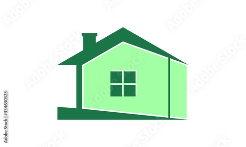 House simple illustration vector logo