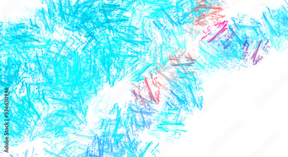 Fototapeta premium Brushed Painted Abstract Background. Brush stroked painting. Artistic vibrant and colorful wallpaper.