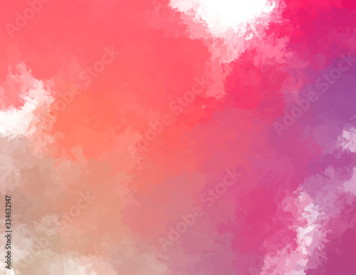 Brushed Painted Abstract Background. Brush stroked painting. Artistic vibrant and colorful wallpaper.