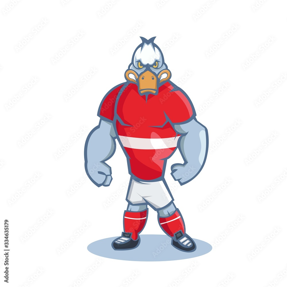 Duck cartoon mascot design illustration Duck cartoon mascot design illustration