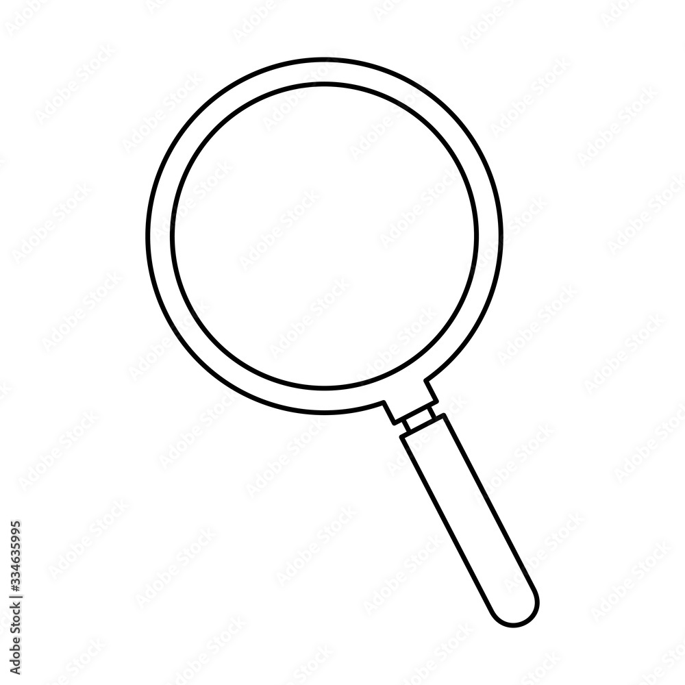 magnifying glass instrument isolated icon vector illustration design magnifying glass instrument isolated icon vector illustration design