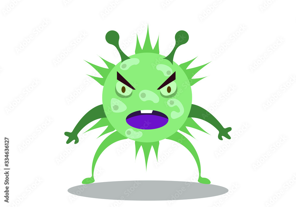 Illustration vector graphic of cute bacteria character running. Vector cartoon illustration of a virus, bacteria. Cartoon microbes. Simple vector illustration EPS10 isolated on white background. Illustration vector graphic of cute bacteria character running. Vector cartoon illustration of a virus, bacteria. Cartoon microbes. Simple vector illustration EPS10 isolated on white background.