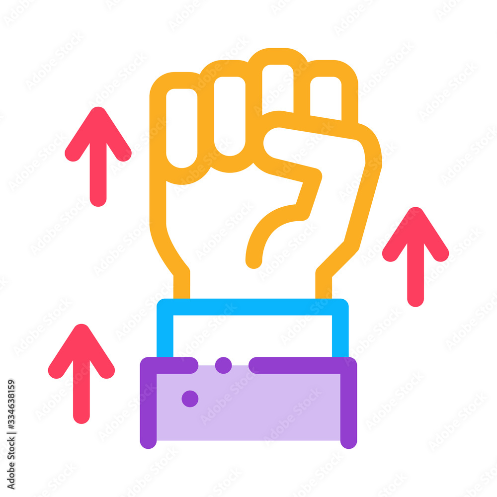 gather all your strength icon vector. gather all your strength sign. color symbol illustration gather all your strength icon vector. gather all your strength sign. color symbol illustration