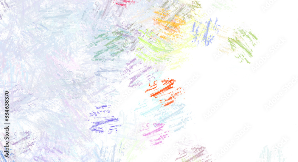 Fototapeta premium Brushed Painted Abstract Background. Brush stroked painting. Artistic vibrant and colorful wallpaper.