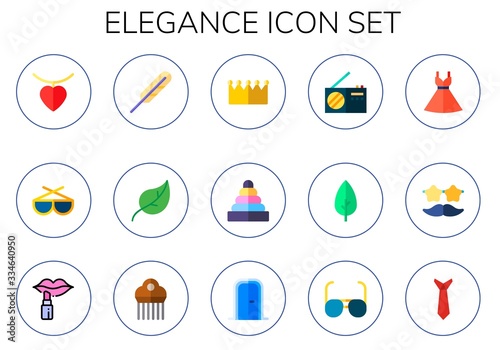 Modern Simple Set of elegance Vector flat Icons