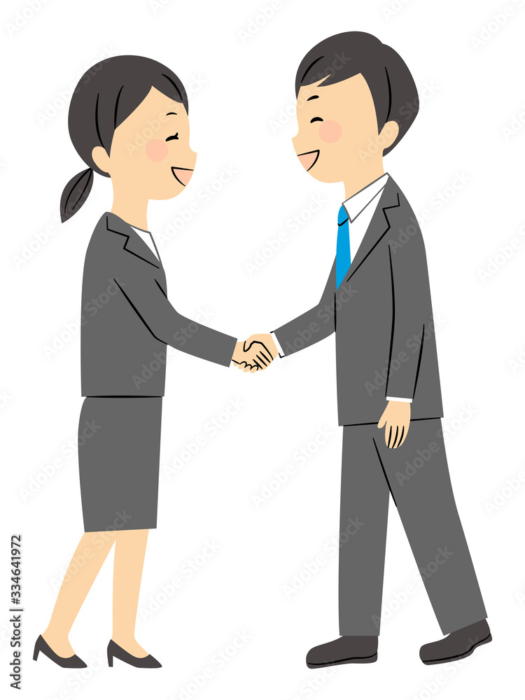 illustration of buisness manner in office illustration of buisness manner in office