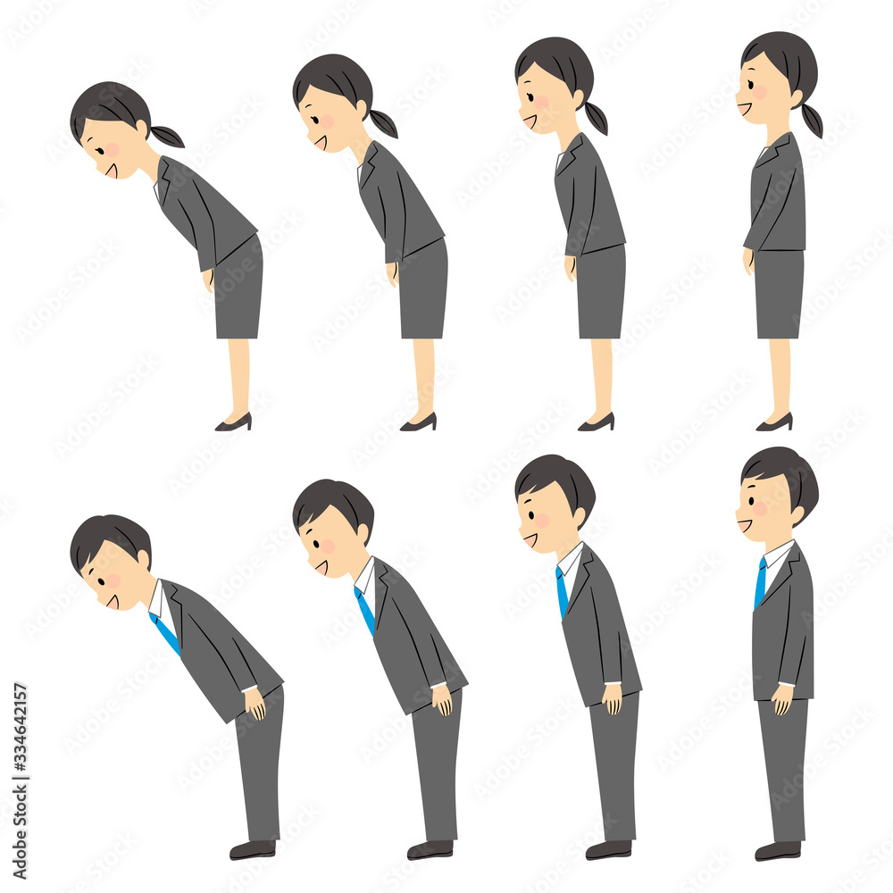 illustration of buisness manner in office illustration of buisness manner in office