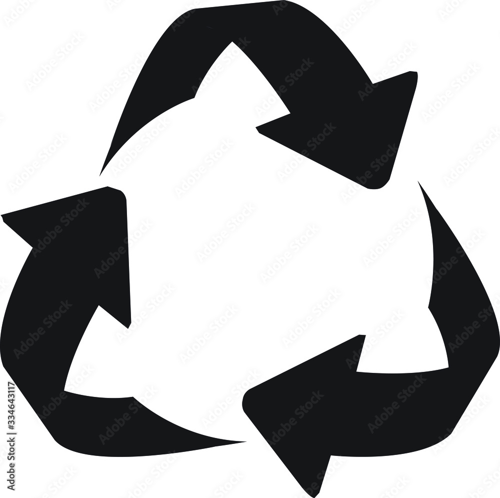 Recycling Arrow vector icon isolated Recycling Arrow vector icon isolated