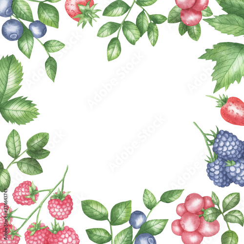 Square frame berries
