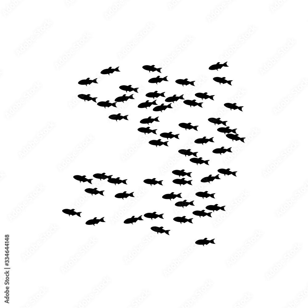 Obraz premium abstract fish vector background design template