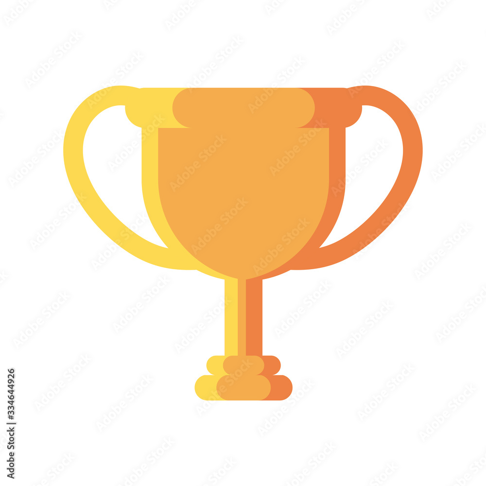 champion trophy on white background champion trophy on white background