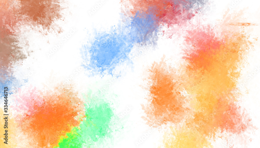 Brushed Painted Abstract Background. Brush stroked painting. Strokes of paint. 2D Illustration.