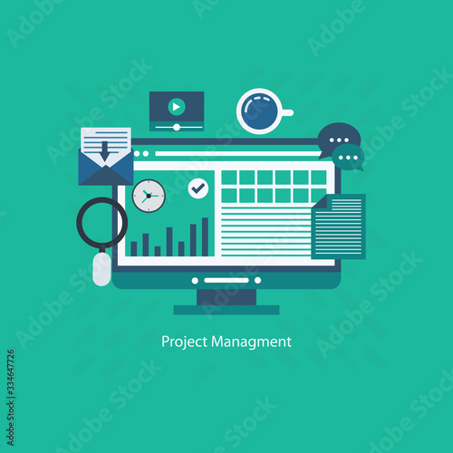 project management concept