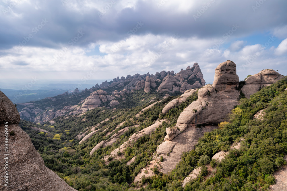 Mountain of Montserrat, Catalonia Spain.