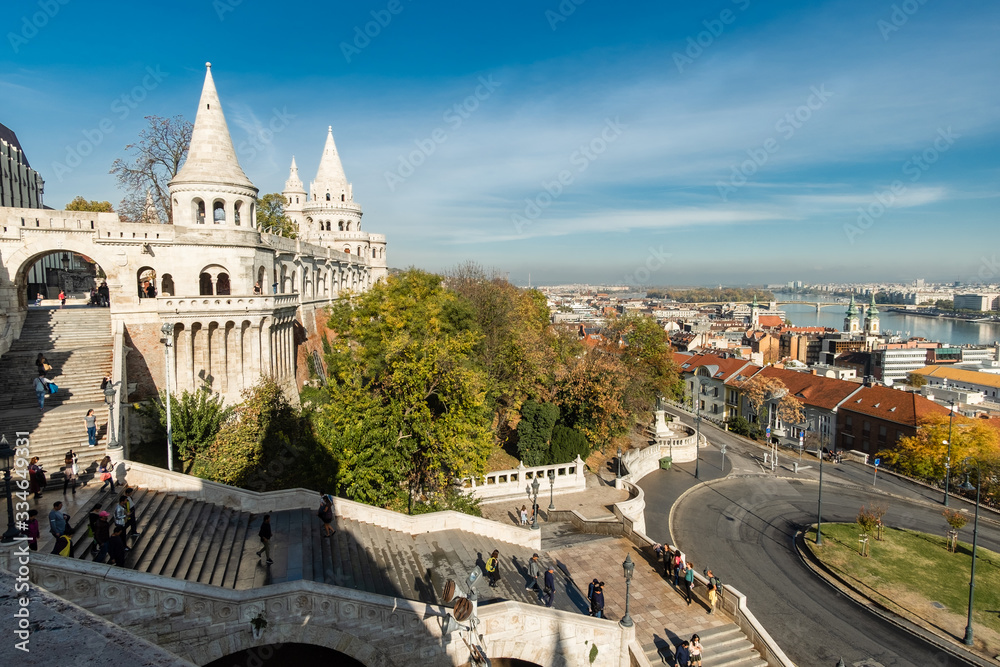 Obraz premium Old Fishermen Bastion. Budapest Hungary