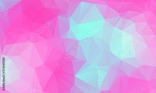 Abstract Color Polygon Background Design, Abstract Geometric Origami Style With Gradient