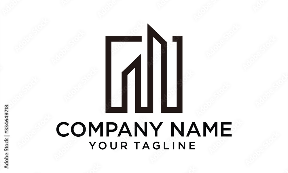 COMBINATION LOGO FROM BOX AND INVESTMENT LOGO DESIGN CONCEPT