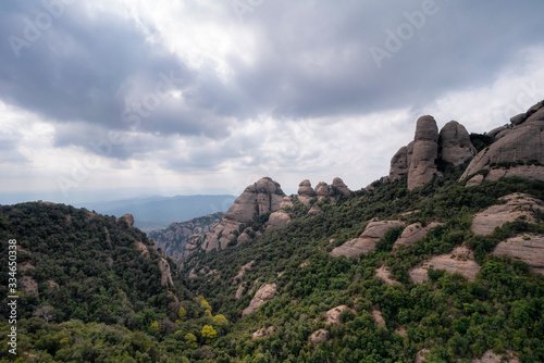 Mountain of Montserrat, Catalonia Spain.