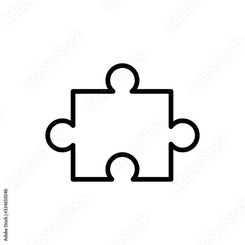 Simple solution line icon.