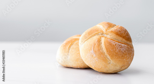 Fényképezés Freshly baked bread rolls