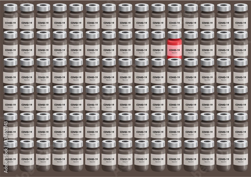 Background Image 3d Rendering Discovery Vaccine Covid 19
