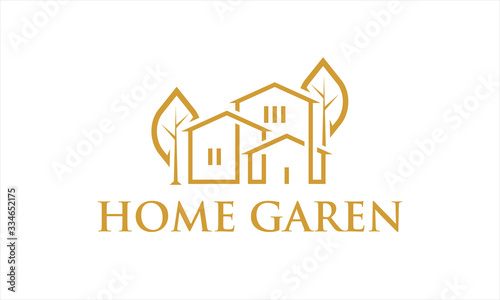 COMBINATION LOGO HOME AND PLAN LOGO DESIGN CONCEPT