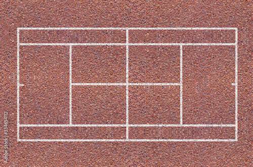 Court de tennis sur sol scoriacé  © Unclesam