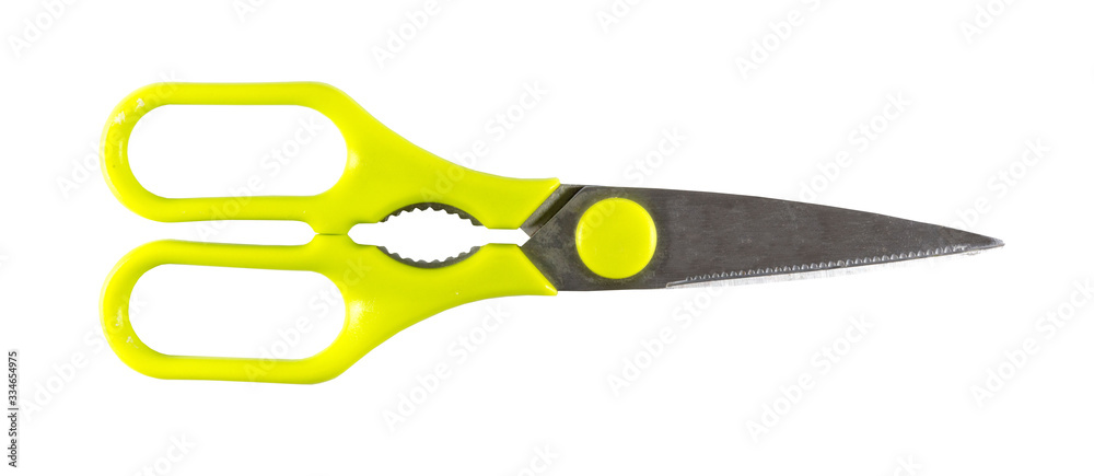 Kitchen shears isolated on a white background