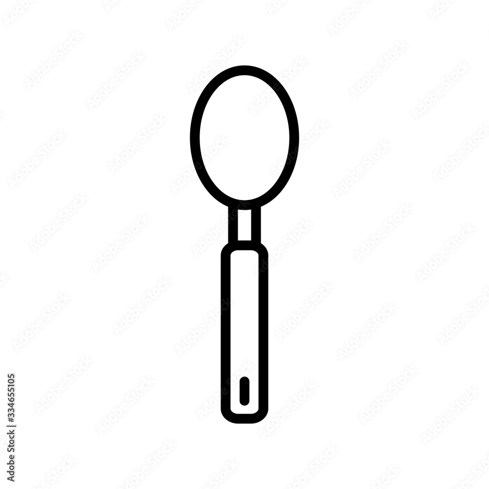spoon icon design vector template spoon icon design vector template