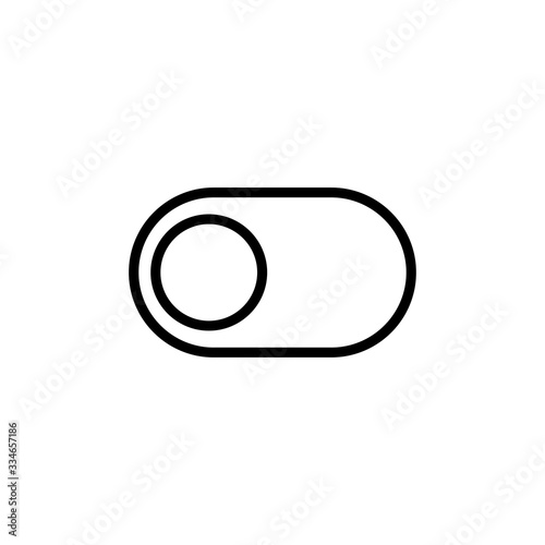 Simple switch line icon.