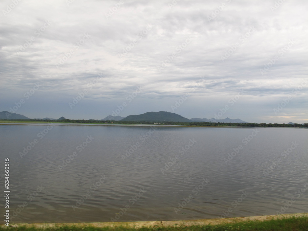 The lake close Yala National park, Sri Lanka
