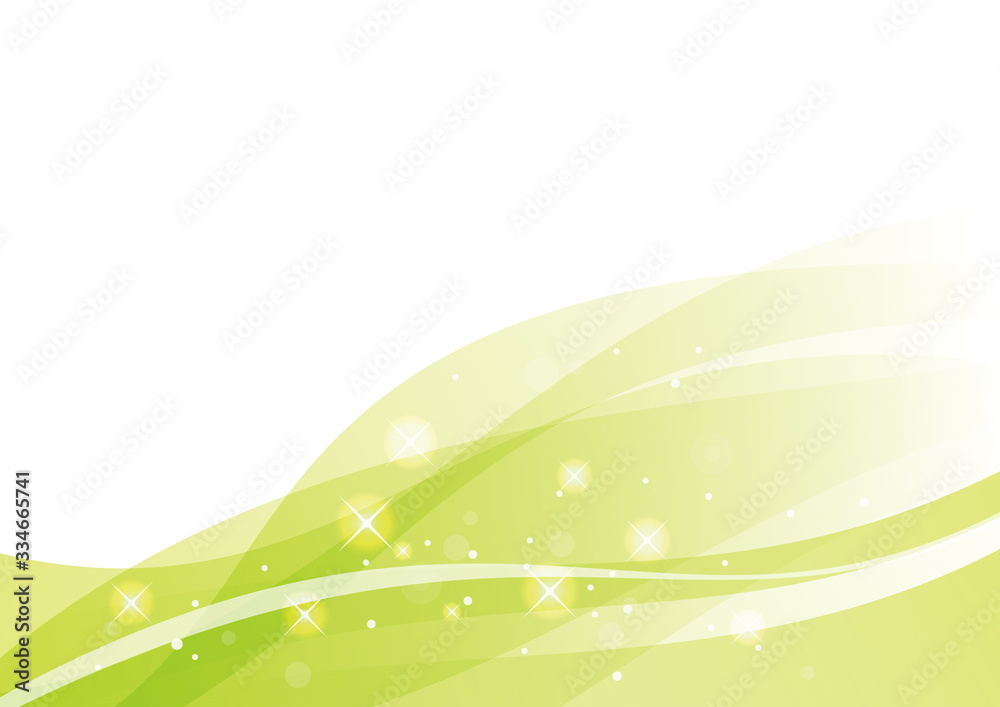 Fototapeta premium 曲線 抽象 背景 緑