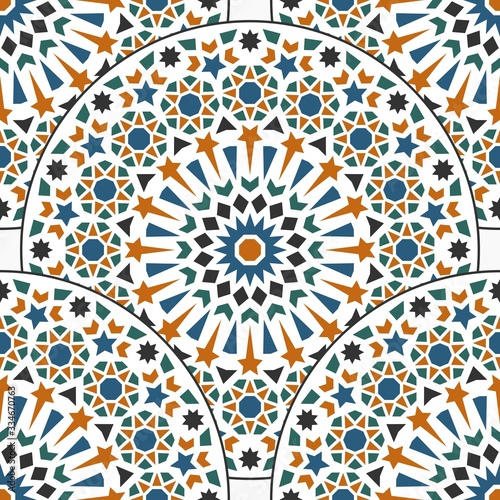 Vintage seamless pattern. Seamless template for your design.