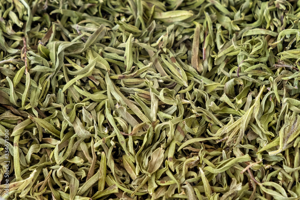 Close Up Shot Of Dried Thyme Leaves Close Up Shot Of Dried Thyme Leaves