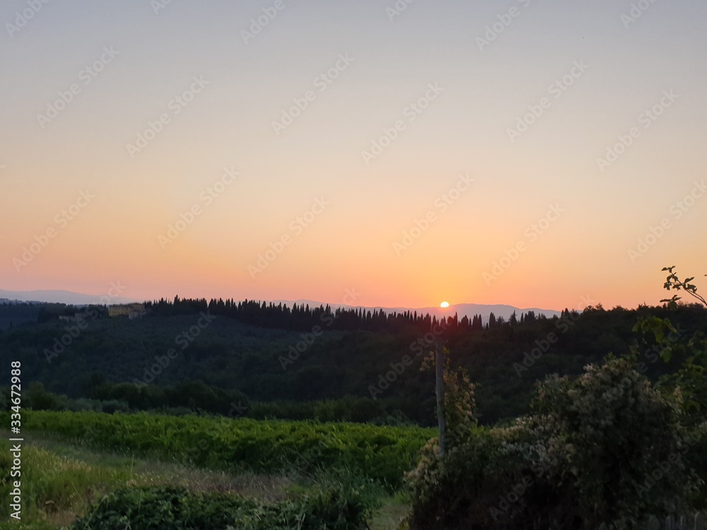 Obraz premium Tuscan Sunrise