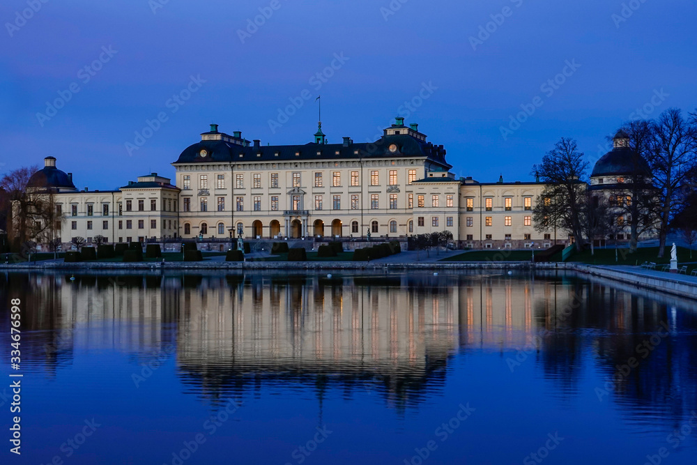 Stockholm, Sweden The grounds of Drottningholm, the Royal Palace