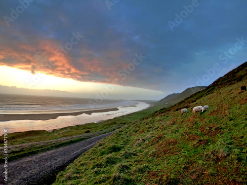 Welch Coast, Llangennith, view from Rhossili