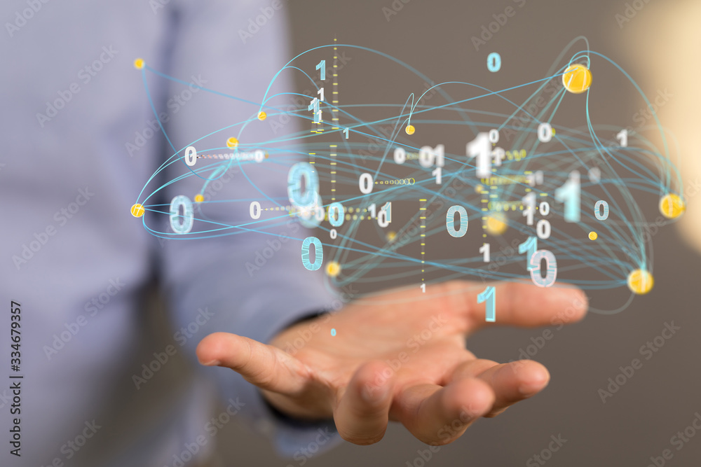 Business Man Hand Writing Social Network Business Man Hand Writing Social Network
