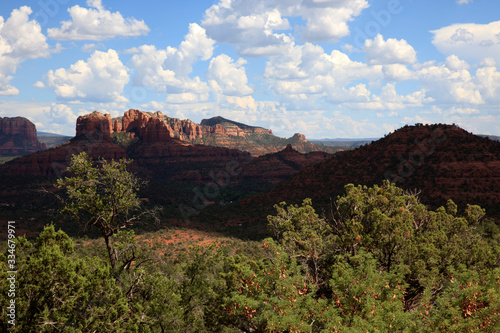Sedona, Arizona / USA - August 01, 2015: Arizona landscape near Sedona, Sedona, Arizona, USA