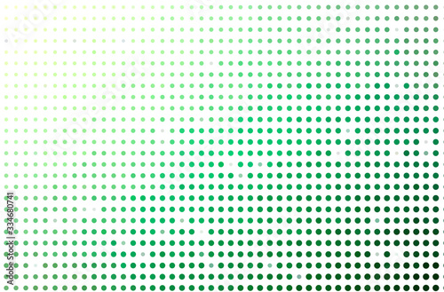 green rounds abstract vector background. Simple pattern.
